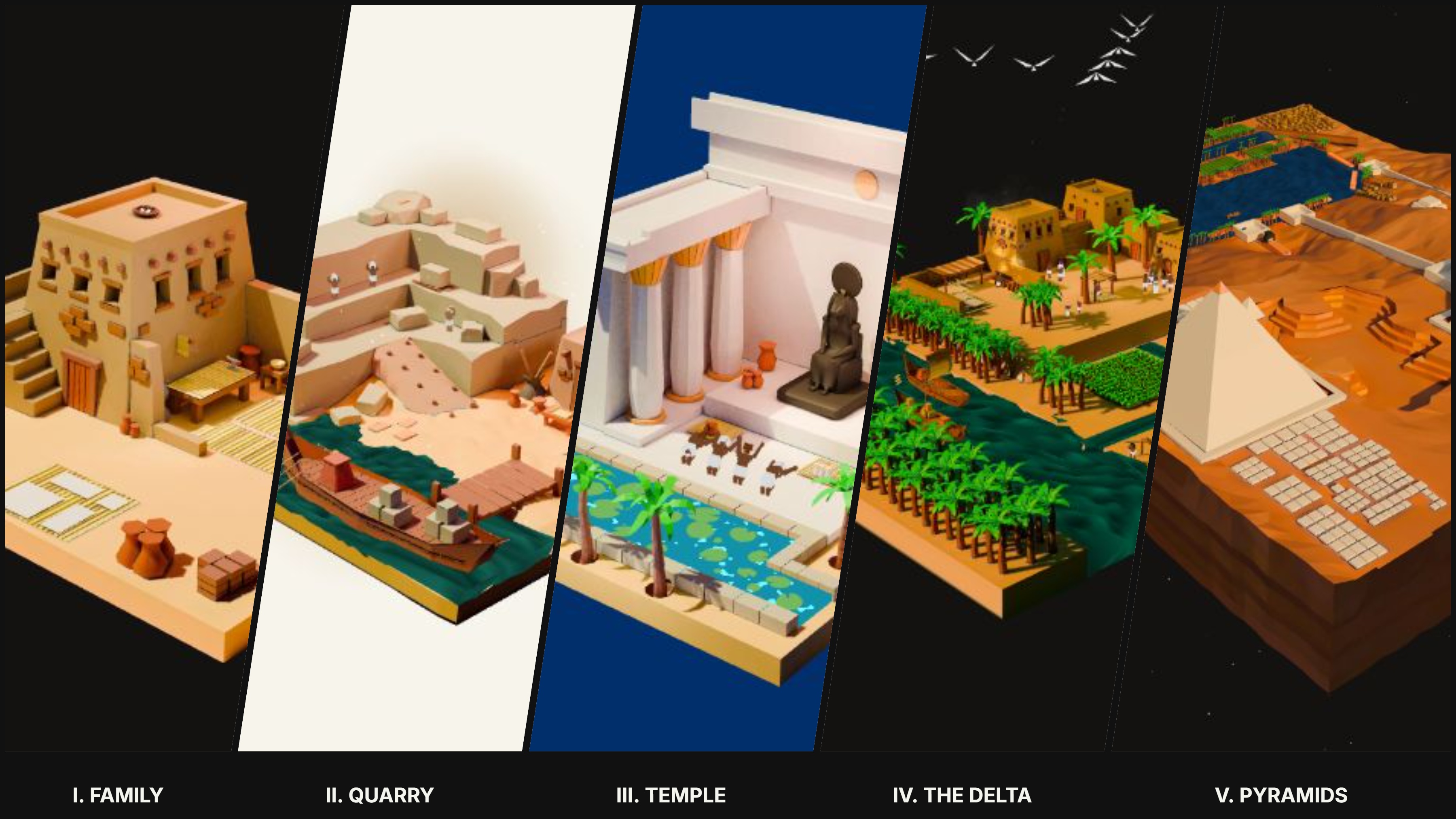 I spent 1,000+ hours building an interactive 3D reconstruction of Ancient Egypt for the web. Entire 